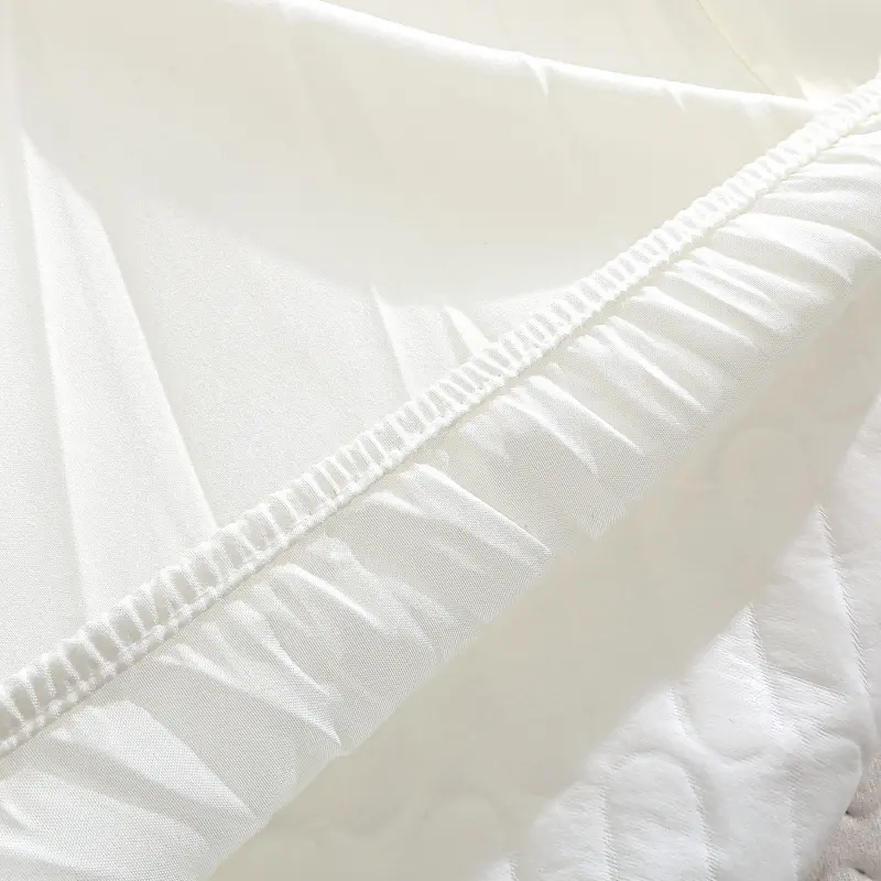 Luxury Cotton-Padded Brushed Fabric Quilted Waterproof Mattress Protector
